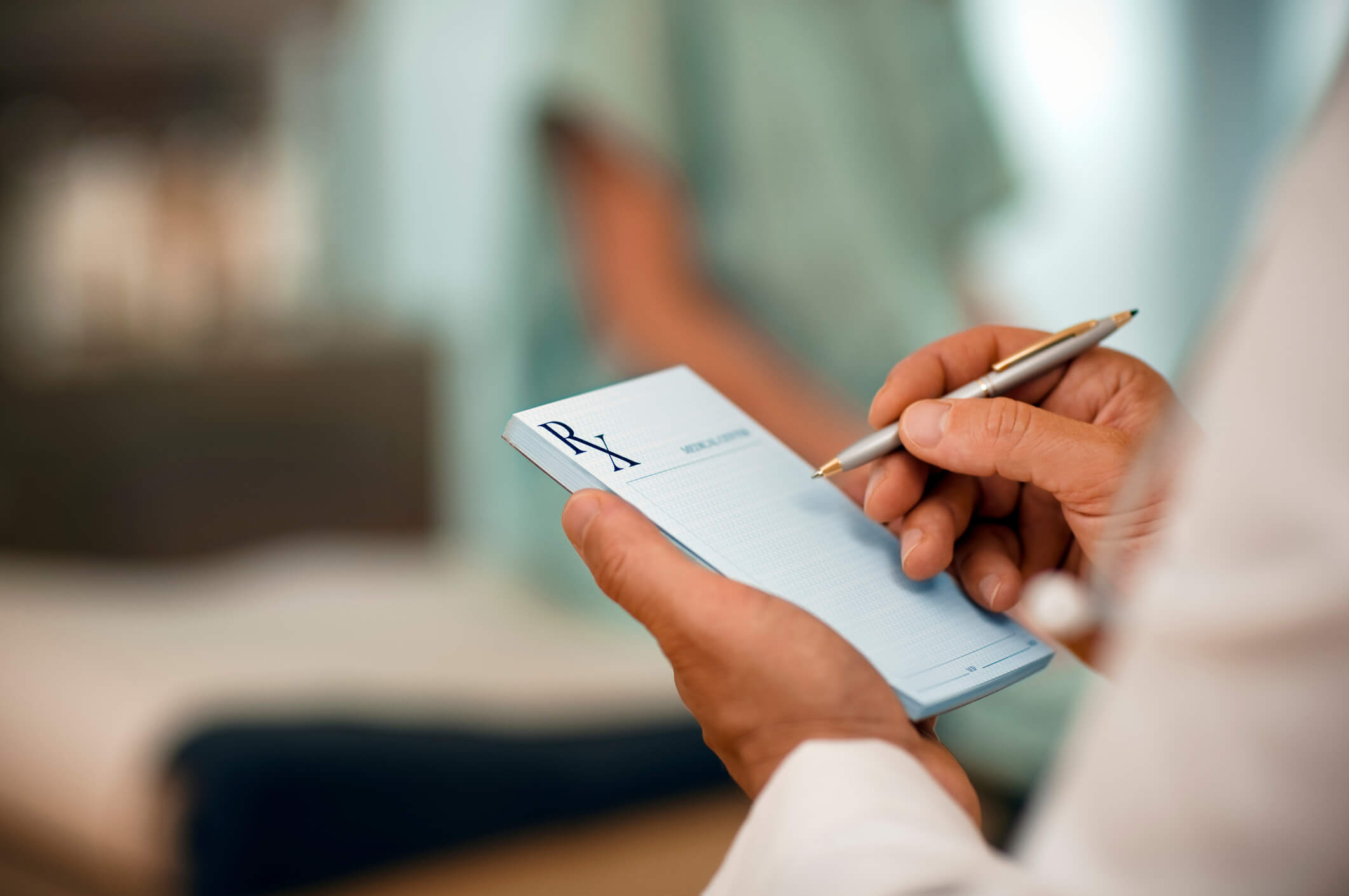 a psychiatrist offering medication management to patient